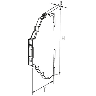 Module-optocoupleur 30VDC, transistor 48VDC/0,1A/500kHz, à ressort - 526100-Lire la description