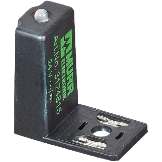 Module d'antiparasitage p/électrov. Forme CI LED+DZ 24VAC/DC 100W/VA - 3124832 | MVT-ZLU 24 - LED JAUNE-Lire la description