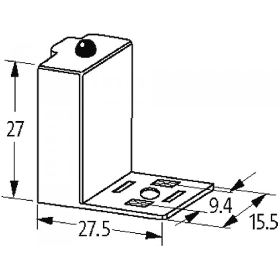 Module d'antiparasitage p/électrov. Forme CI LED+DZ 24VAC/DC 100W/VA - 3124832 | MVT-ZLU 24 - LED JAUNE-Lire la description