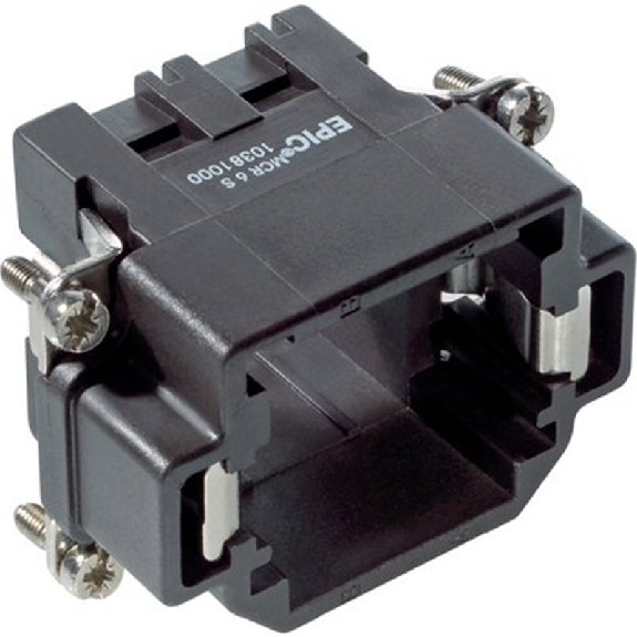 Cadre module mâle 2 emplacements - 10381000 | EPIC MCR 6 S Cadre module mâle 2 emplacements - 10381000 | EPIC MCR 6 S-Lire la description