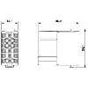 Module 12 contacts de puissance mâle, Push-in, 250 V, 10 A - HC-M-12-PT-M Module 12 contacts de puissance mâle, Push-in, 250 V, 10 A - HC-M-12-PT-M