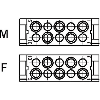 Module 10 pôles pour contacts femelles, 1 emplacement - 10382500 | EPIC MCB 10 CM Module 10 pôles pour contacts femelles, 1 emplacement - 10382500 | EPIC MCB 10 CM