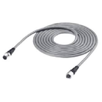 Câble F3SJ récepteur double, M12 8 pôles, mâle/femelle 10m - F39-JD10B-D-Lire la description