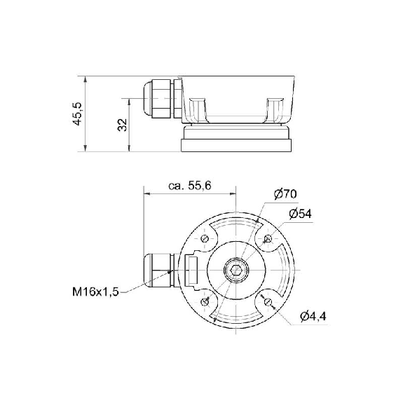Prise de raccordement avec pied magnétique Ø70mm - 975.840.04 Prise de raccordement avec pied magnétique Ø70mm - 975.840.04-Lire la description