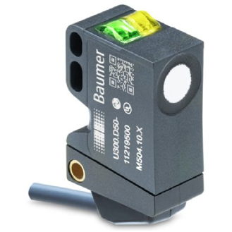 Ultrason Directe ANA 0-10V P15-500mm IO-Link Rect. Plast. / Câble 2m - U300.D50-DPMJ.72CU (U300.D50-11219500)-Lire la description
