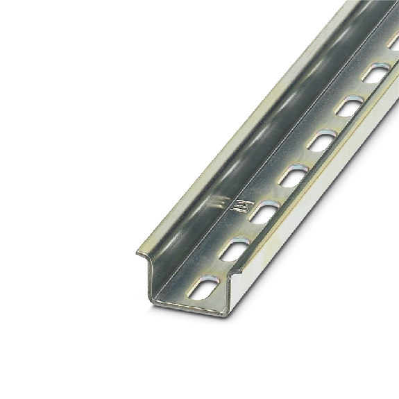 Profilé, matériau : acier galvanisé, percé, 15 x 35 x 2000 mm - NS 35/15 PERF 2000MM Profilé, matériau : acier galvanisé, percé, 15 x 35 x 2000 mm - NS 35/15 PERF 2000MM-Lire la description