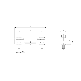 Pince de montage BTL - BTL6-A-MF07-A-PF/M5 (BAM01N3)-Lire la description