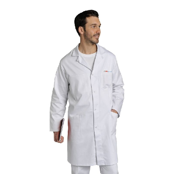 Blouse blanche chimie lycée laboratoire 100% coton blanc manches longues Blouse medicale femme/homme-Beschreibung lesen