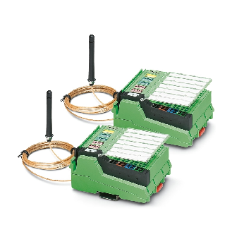 Kit Wireless MUX, 16E/S TOR 2S ANA (0 ... 20 mA, 0 ... 10 V - ILB BT ADIO MUX-OMNI-Lire la description