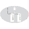 Barrière pour antenne à sécurité intrinsèque 0,7GHz à 6GHz IP55