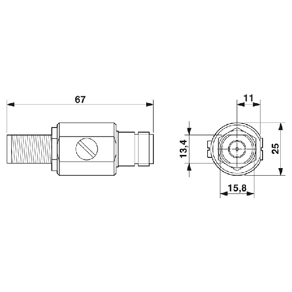 Barrière pour antenne à sécurité intrinsèque 0,7GHz à 6GHz IP55-Lire la description