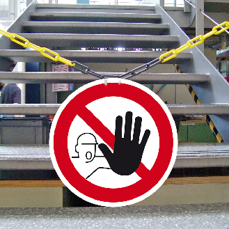 Verbotsschild Zutritt für Unbefugte verboten,ASR/DIN,Folie,selbstkl,,Ø 200mm-Beschreibung lesen