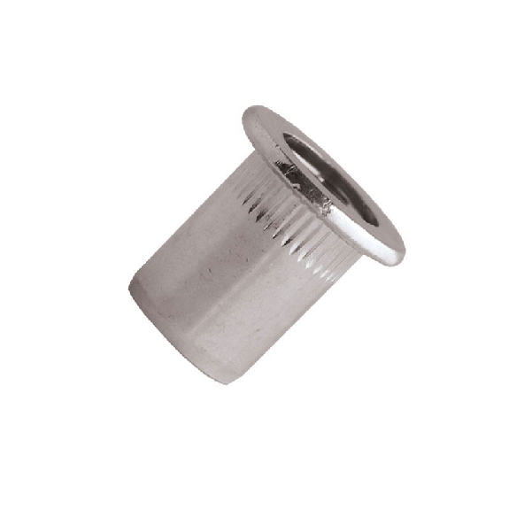Écrou cranté tête plate inox A2 Écrou cranté tête plate inox A2-Lire la description