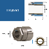 FENNER DRIVES -  Référence TTQM0720 - Moyeu expansible Trantorque Mini avec diamètre intérieur de 07 mm
