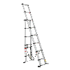 Teleskop Kombileiter 6+2 Stufen