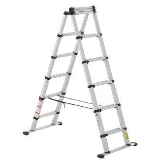 Teleskop Kombileiter 6+2 Stufen-Beschreibung lesen