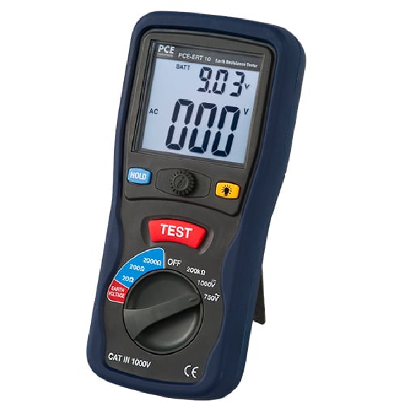 PCE Instruments Erdungsmessgerät PCE-ERT 10 |Messbereich bis 2000 Ω |IEC10101 |CAT III 1000V |Erdspannungsmessung 200 V PCE Instruments Erdungsmessgerät PCE-ERT 10 |Messbereich bis 2000 Ω |IEC10101 |CAT III 1000V |Erdspannungsmessung 200 V-Beschreibung lesen