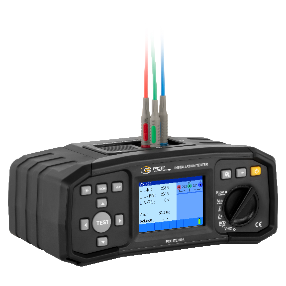 PCE Instruments Contrôleur dinstallation électrique PCE-ITE 55A |Conforme à EN 61557 |DIN VDE 0100 PCE Instruments Contrôleur dinstallation électrique PCE-ITE 55A |Conforme à EN 61557 |DIN VDE 0100-Lire la description