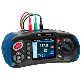 PCE Instruments Installationstester PCE-ITE 50 bis 1000 V Klemmspannung |Schleifenwiderstand L-N & L-PE & N-PE |Low Ohm-Beschreibung lesen