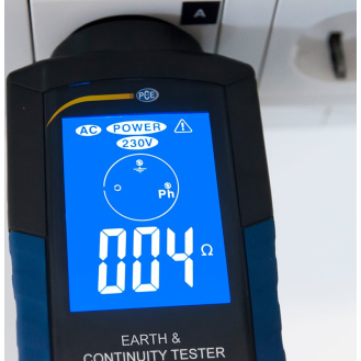 PCE Instruments Erdungsmessgerät PCE-ECT 50 |Messbereich 0 ... 2000 Ω |50 / 60 Hz Betriebsspannung |IP40 |IK06 geschützt-Beschreibung lesen