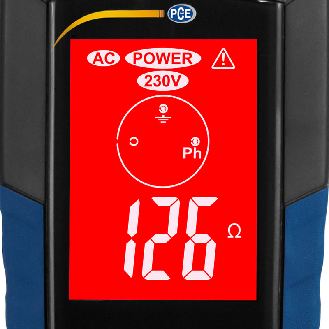PCE Instruments Erdungsmessgerät PCE-ECT 50 |Messbereich 0 ... 2000 Ω |50 / 60 Hz Betriebsspannung |IP40 |IK06 geschützt-Beschreibung lesen