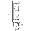 Manipulateur 4 positions, verrouillage, soufflet - WKT1234VW