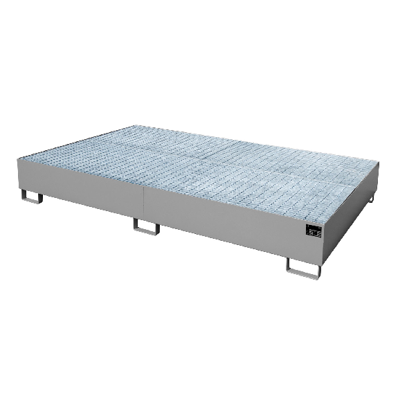 Vasca di contenimento AW 1000-10F, verniciata, grigio topo-Leggi tutto