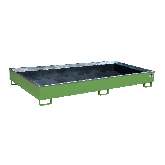 Regalwanne mit PE-Einsatz RW 2700-2 PE, lackiert, Resedagrün Regalwanne mit PE-Einsatz RW 2700-2 PE, lackiert, Resedagrün-Beschreibung lesen