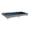Regalwanne mit PE-Einsatz RW 2700-1 PE, lackiert, Mausgrau Regalwanne mit PE-Einsatz RW 2700-1 PE, lackiert, Mausgrau
