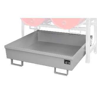 Auffangwanne FRA-2, 1380x580x850mm, 280L, Mausgrau-Beschreibung lesen