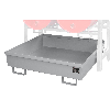 Auffangwanne FRA-2, 1380x580x850mm, 280L, Mausgrau