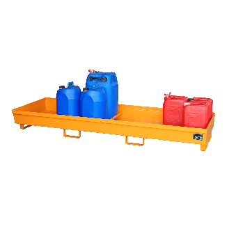 Auffangwanne AO-4/B, lackiert, Gelborange-Beschreibung lesen