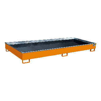 Regalwanne mit PE-Einsatz RW 3300-2 PE, lackiert, Gelborange-Beschreibung lesen