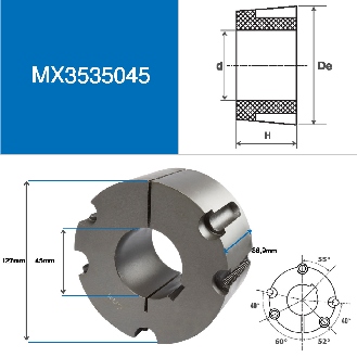 CMW - Cubo desmontable 3535 con 45 mm de diámetro de eje-Leer más