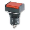Lentille rectangulaire rouge IP40 - A16L-JR