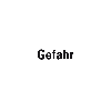 Signalwort Gefahr, Folie, selbstklebend, 46x12mm, 24/Bogen, GHS-Verordnung