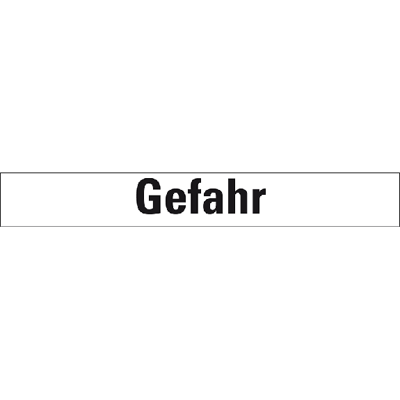 Signalwort Gefahr, Folie, selbstklebend, 46x12mm, 24/Bogen, GHS-Verordnung Signalwort Gefahr, Folie, selbstklebend, 46x12mm, 24/Bogen, GHS-Verordnung-Beschreibung lesen