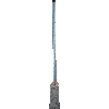 Betonformstein, für Pfosten Ø 60 und Ø 76mm, inkl. 4 Hartholzkeile, 430mm, 25kg
