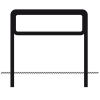 Rohrrahmen, feuerverzinkt, 1m Bodenfreiheit, für Schilder 1000x333mm Rohrrahmen, feuerverzinkt, 1m Bodenfreiheit, für Schilder 1000x333mm