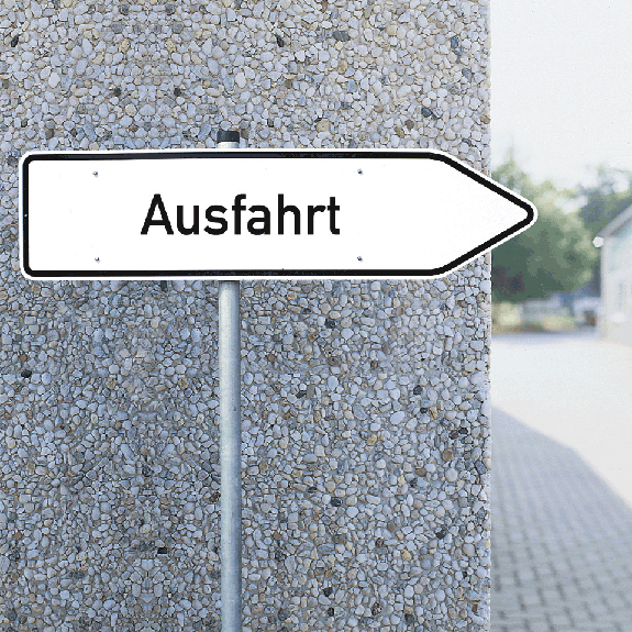 Wegweiser Ausfahrt, rechtsweisend, Aluminium RA0, reflektierend, 1400x350mm, DIN 67520 Wegweiser Ausfahrt, rechtsweisend, Aluminium RA0, reflektierend, 1400x350mm, DIN 67520-Beschreibung lesen