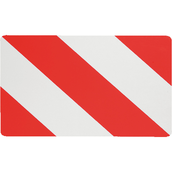 Warntafel Typ C2, für Land- und Forstwirtschaft, rot/weiß schraffiert, Stahlblech, retroreflektierend RA1, 282x423mm Warntafel Typ C2, für Land- und Forstwirtschaft, rot/weiß schraffiert, Stahlblech, retroreflektierend RA1, 282x423mm-Beschreibung lesen