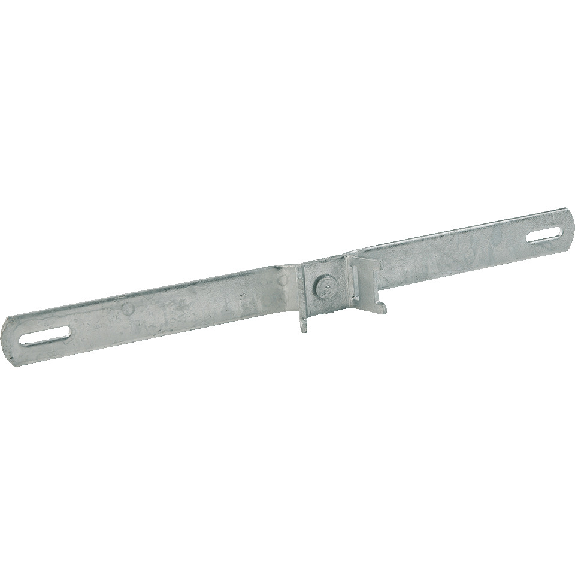 Bandschelle B135, zur Befestigung von Schildern, Lochabstand mittig 350mm-Beschreibung lesen