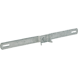 Bandschelle B135, zur Befestigung von Schildern, Lochabstand mittig 350mm-Beschreibung lesen