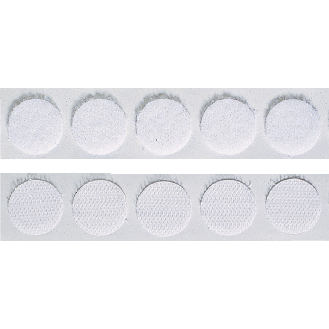 Klettpunkte, zur Montage von Schildern, selbstklebend, Ø 22mm, 100/VE-Beschreibung lesen