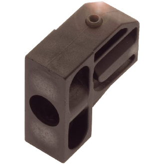 Bloc de serrage pour détecteurs Ø12mm et M12, 40x16x40mm, PA 6 - BES 12,0-KB-2 (BAM00C7)-Lire la description