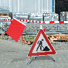 Verkehrszeichen Baustelle, Nr.123, Aluminium RA0, reflektierend, SL 900mm, DIN 67520 Verkehrszeichen Baustelle, Nr.123, Aluminium RA0, reflektierend, SL 900mm, DIN 67520
