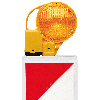 Baken-und Warnleuchte BakoLight LED, Leuchtenklasse L6, gelb, Ø 200mm