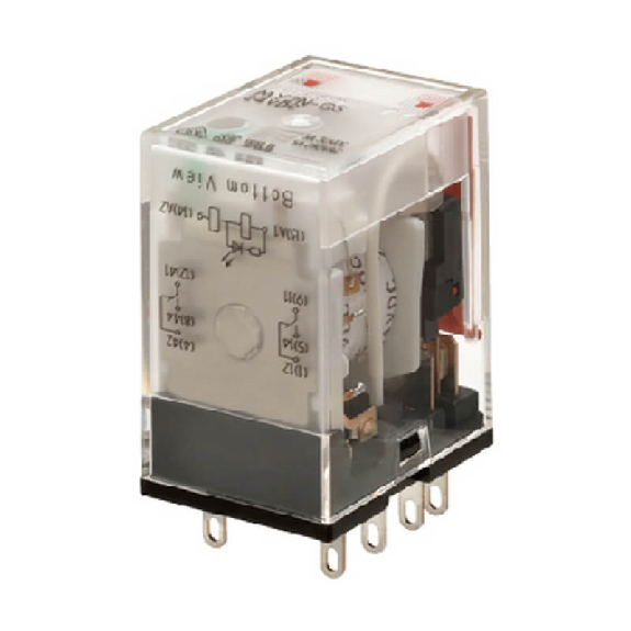 Relais 8 broches, DPDT, 7A, Ind. méca., 100/110VDC - MY2-GS 100/110VDC Relais 8 broches, DPDT, 7A, Ind. méca., 100/110VDC - MY2-GS 100/110VDC-Lire la description