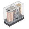 Relais C.I. SPDT 10A-250VAC, AgCdO, Vertical, 24VDC - G2R-1-DC24