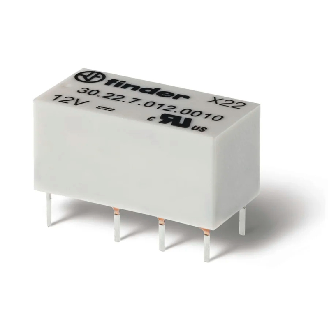 Relais miniature CI 2RT 2A 5V DC sensible, lavable - 302270050010 (30.22.7.005.0010)-Lire la description